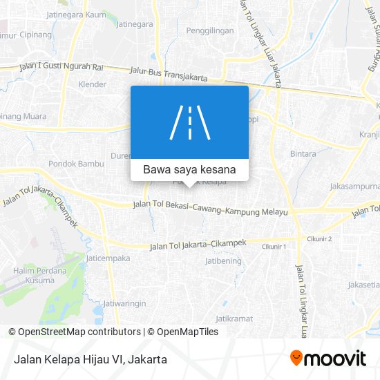 Peta Jalan Kelapa Hijau VI