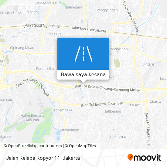 Peta Jalan Kelapa Kopyor 11