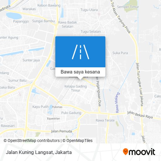 Peta Jalan Kuning Langsat