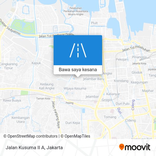 Peta Jalan Kusuma II A