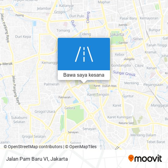 Peta Jalan Pam Baru VI