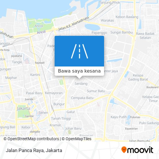 Peta Jalan Panca Raya