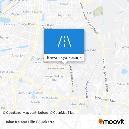 Peta Jalan Kelapa Lilin IV