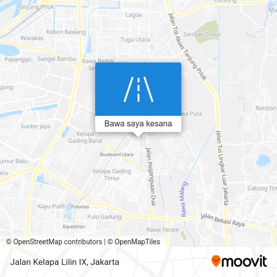 Peta Jalan Kelapa Lilin IX