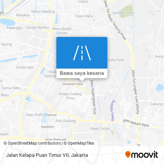 Peta Jalan Kelapa Puan Timur VII