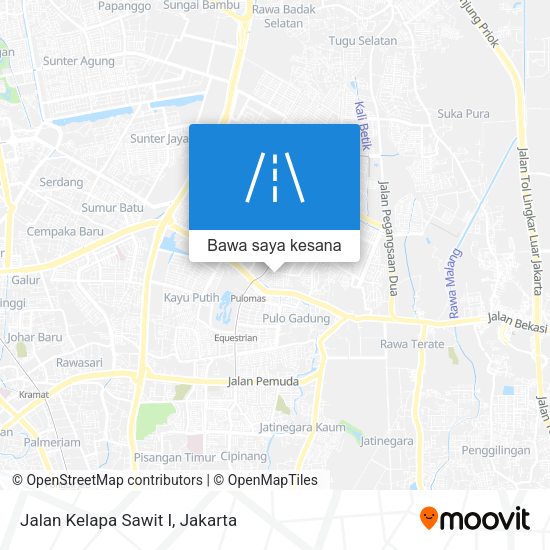 Peta Jalan Kelapa Sawit I
