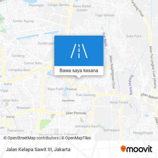 Peta Jalan Kelapa Sawit III