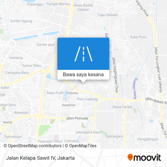 Peta Jalan Kelapa Sawit IV