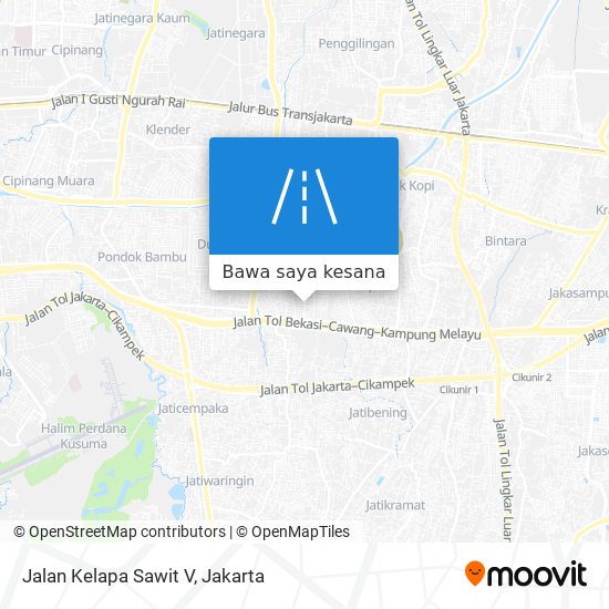 Peta Jalan Kelapa Sawit V