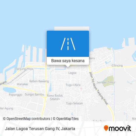 Peta Jalan Lagoa Terusan Gang IV