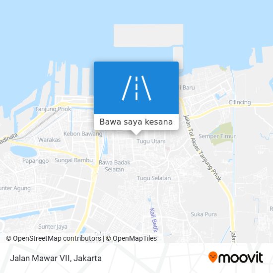 Peta Jalan Mawar VII