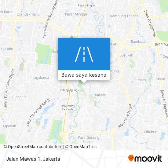 Peta Jalan Mawas 1