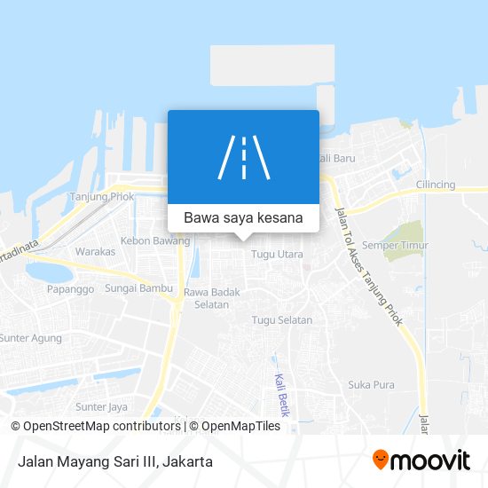Peta Jalan Mayang Sari III