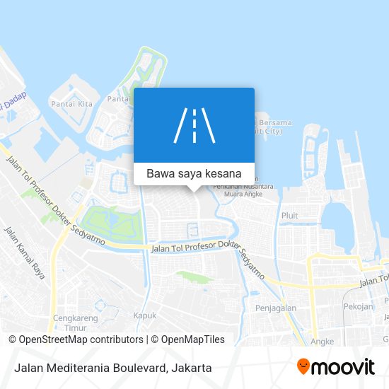 Peta Jalan Mediterania Boulevard
