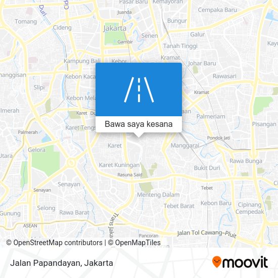 Peta Jalan Papandayan