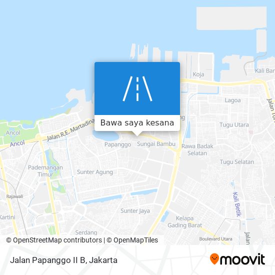 Peta Jalan Papanggo II B