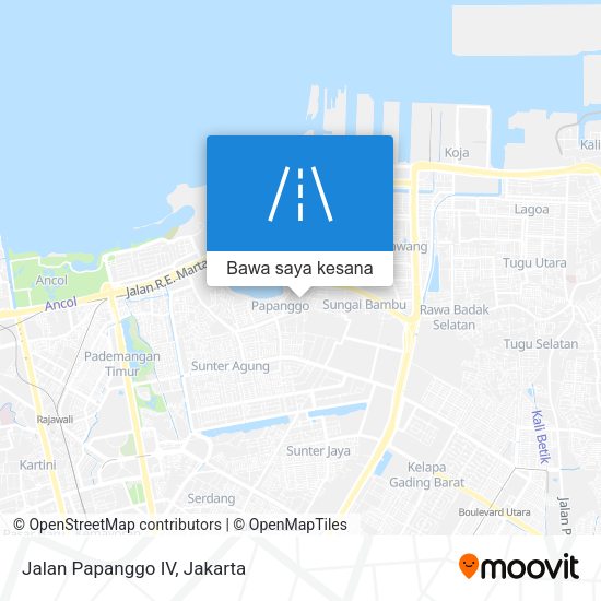 Peta Jalan Papanggo IV