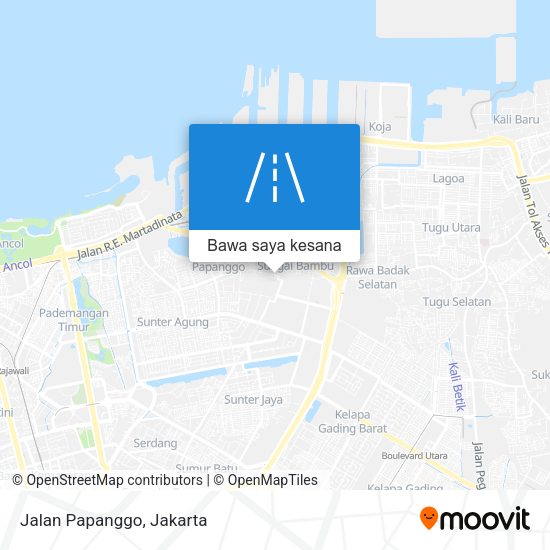 Peta Jalan Papanggo