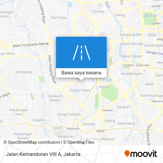 Peta Jalan Kemandoran VIII A