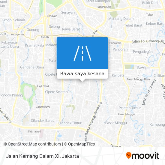 Peta Jalan Kemang Dalam XI