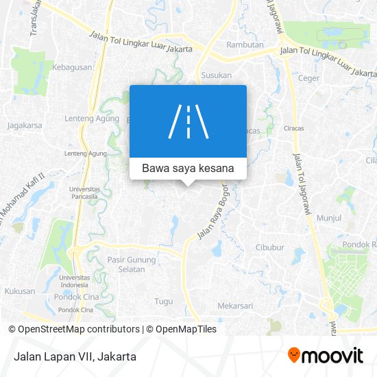 Peta Jalan Lapan VII