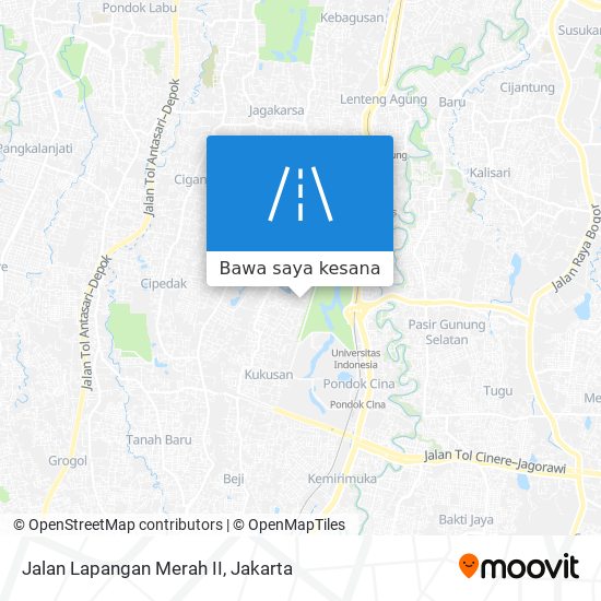 Peta Jalan Lapangan Merah II