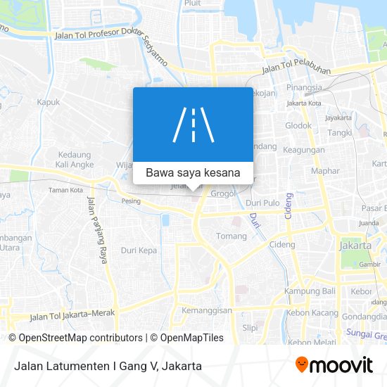 Peta Jalan Latumenten I Gang V