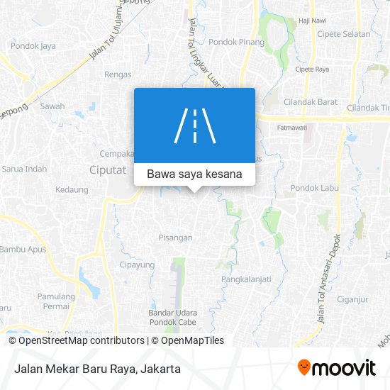 Peta Jalan Mekar Baru Raya