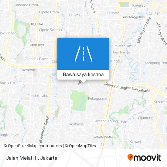 Peta Jalan Melati II