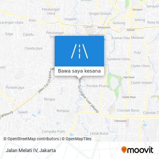 Peta Jalan Melati IV