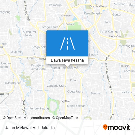Peta Jalan Melawai VIII