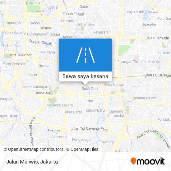 Peta Jalan Meliwis