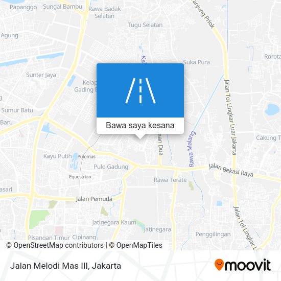 Peta Jalan Melodi Mas III