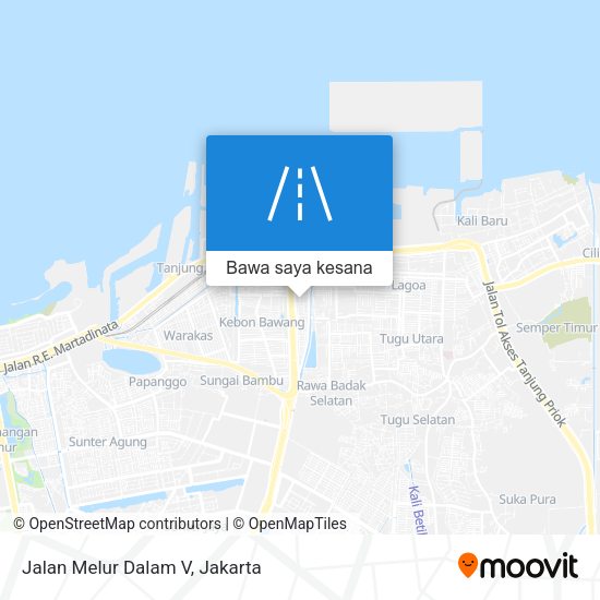 Peta Jalan Melur Dalam V