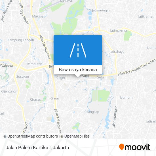 Peta Jalan Palem Kartika I