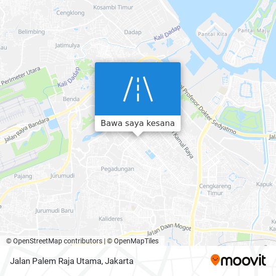 Peta Jalan Palem Raja Utama