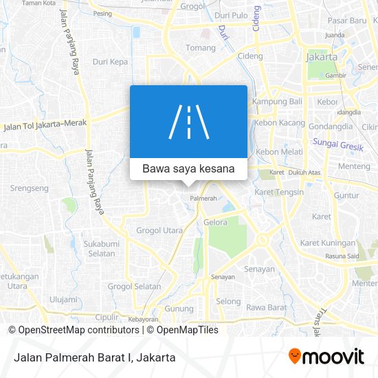 Peta Jalan Palmerah Barat I