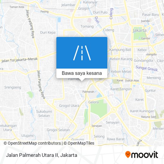 Peta Jalan Palmerah Utara II