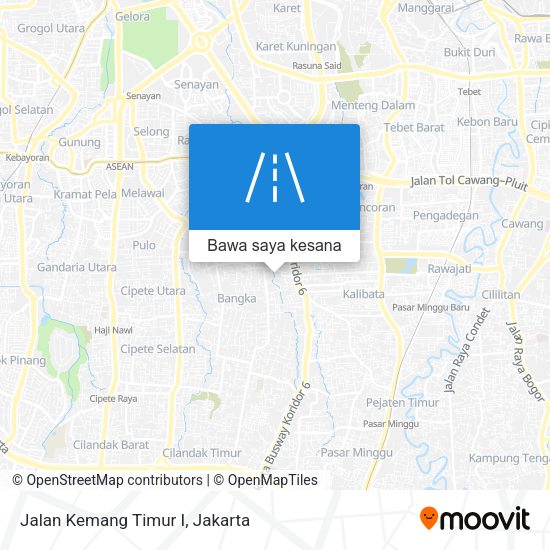 Peta Jalan Kemang Timur I
