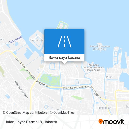 Peta Jalan Layar Permai 8