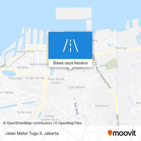 Peta Jalan Melur Tugu II