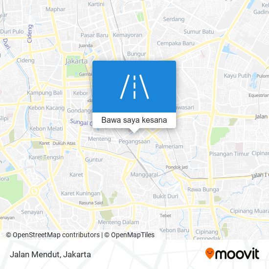 Peta Jalan Mendut