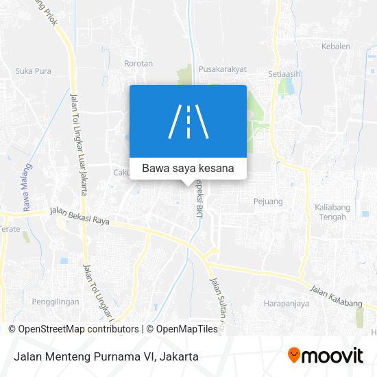Peta Jalan Menteng Purnama VI