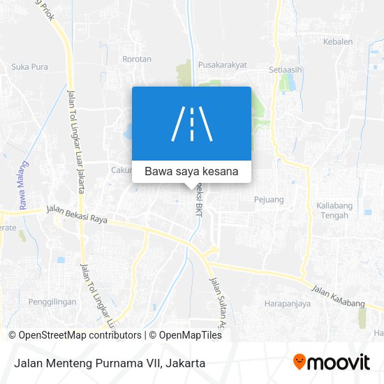 Peta Jalan Menteng Purnama VII