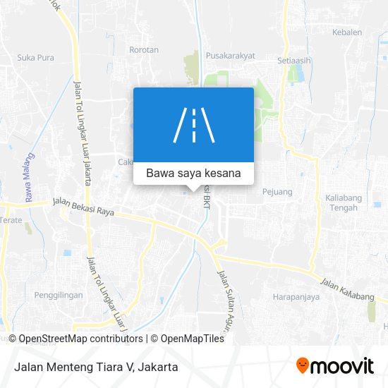 Peta Jalan Menteng Tiara V