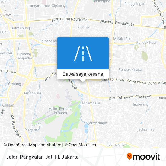 Peta Jalan Pangkalan Jati III