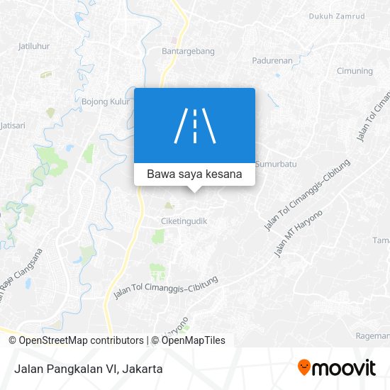 Peta Jalan Pangkalan VI