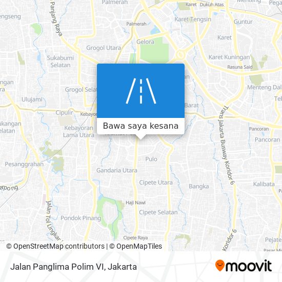 Peta Jalan Panglima Polim VI