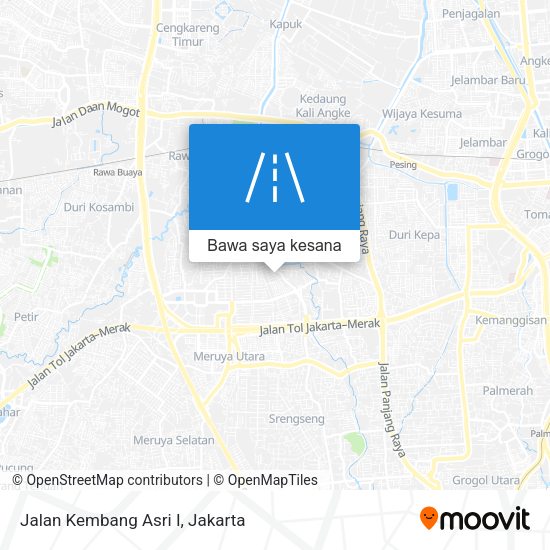 Peta Jalan Kembang Asri I