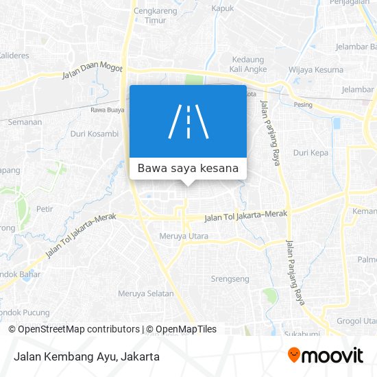 Peta Jalan Kembang Ayu